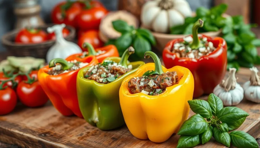 Italian Sausage Stuffed Peppers